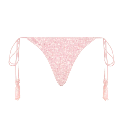 Nixie Tropical Low Coverage Bikini Bottoms Pink