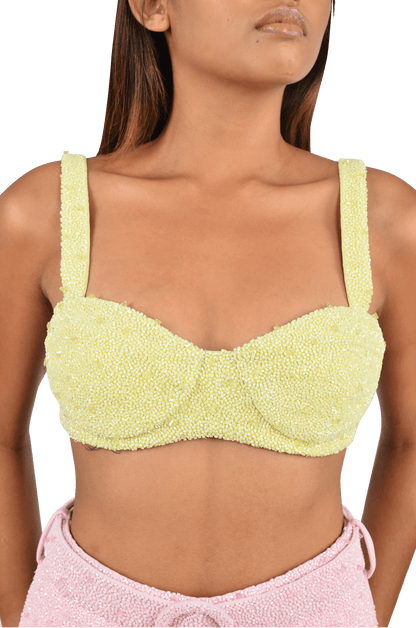 Heidi Hand Beaded Bikini Bottom