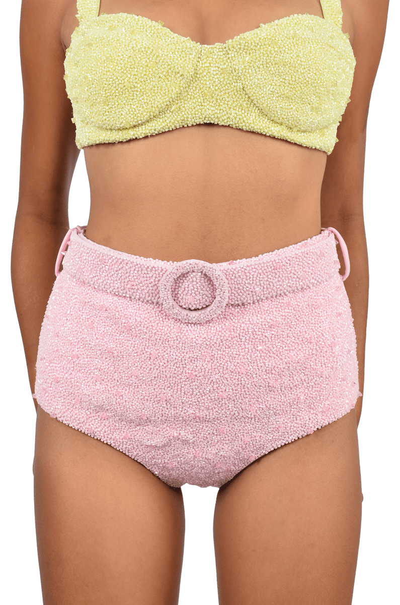 Heidi Hand Beaded Bikini Top