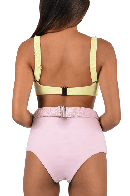 Heidi Hand Beaded Bikini Top
