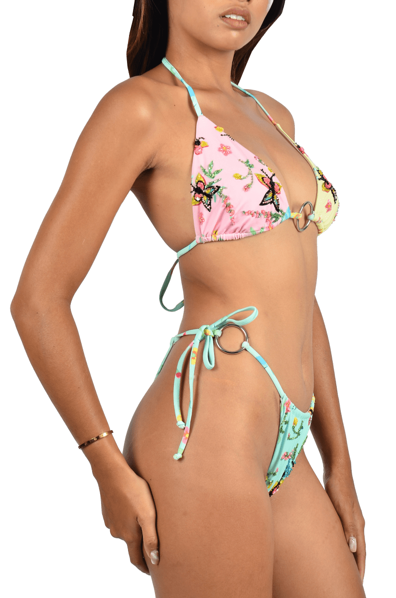 Kehlani Exclusive Print Bikini Bottom Multi-Colour