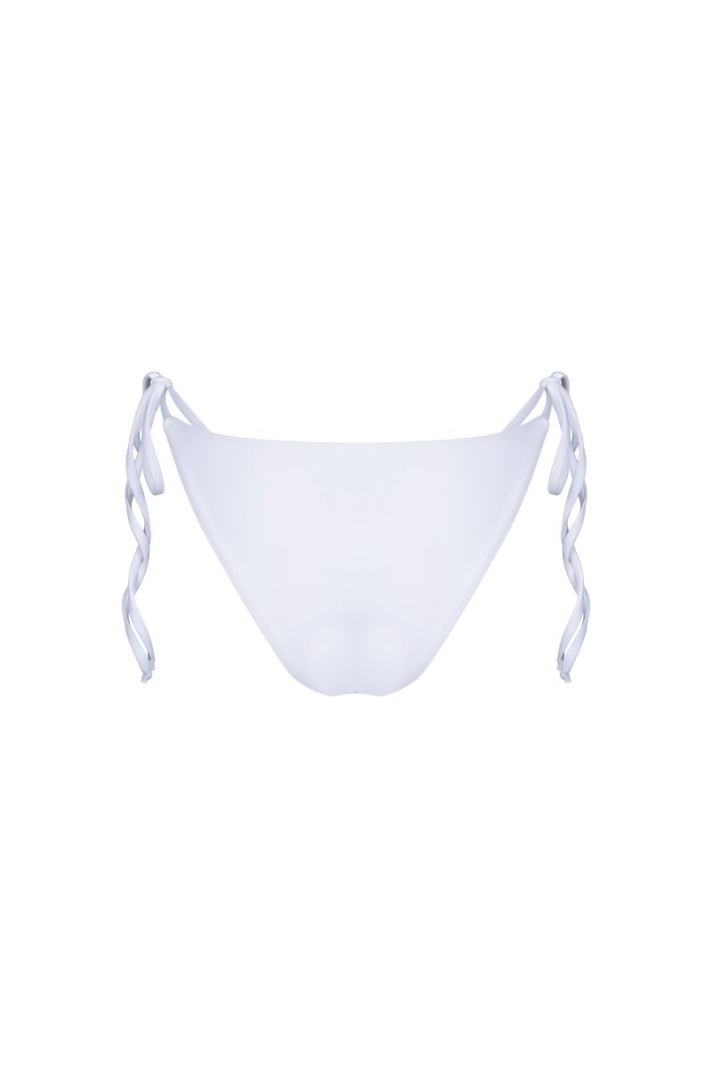 Bethanie Hand Embroidered Bikini Top White
