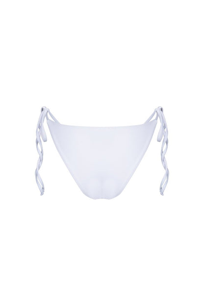 Bethanie Hand Embroidered Bikini bottom White