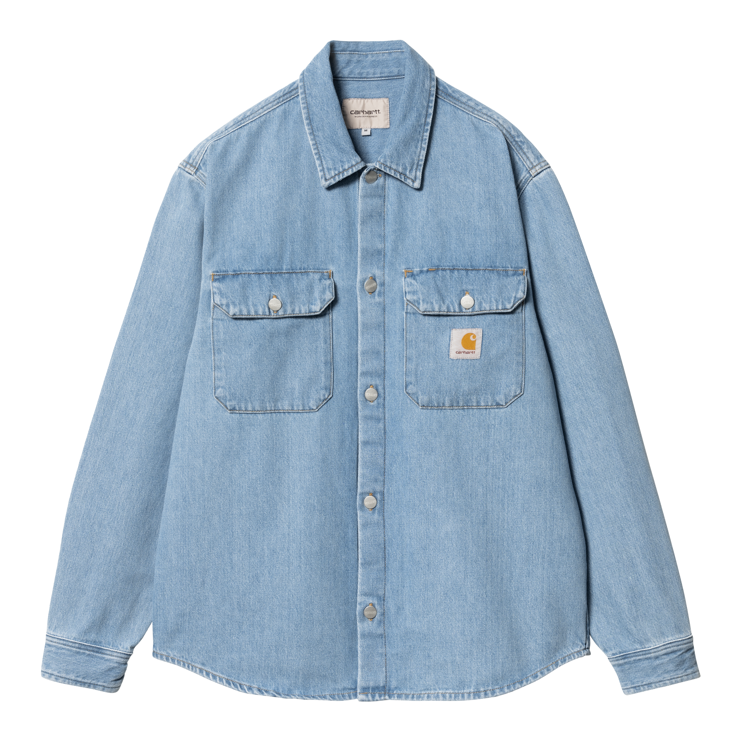 Carhartt WIP Harvey  Shirt Jacket Olympia Denim - Blue Dark Bleached