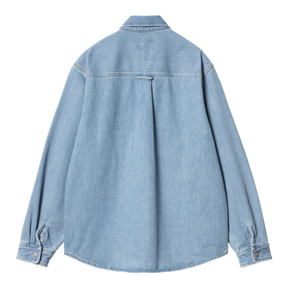 Carhartt WIP Harvey  Shirt Jacket Olympia Denim - Blue Dark Bleached