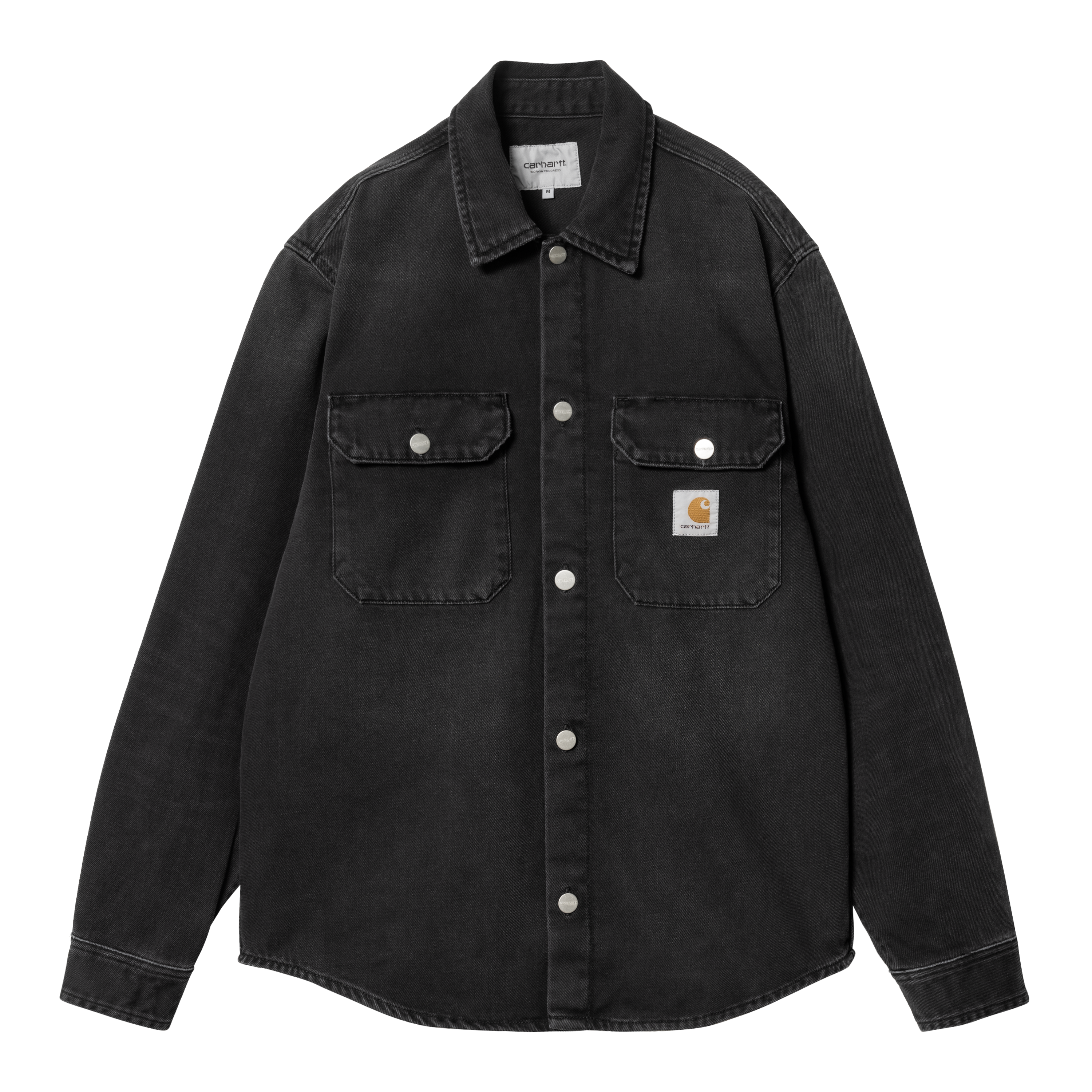 Carhartt WIP Harvey  Shirt Jacket Olympia Denim - Black Dark Used Wash