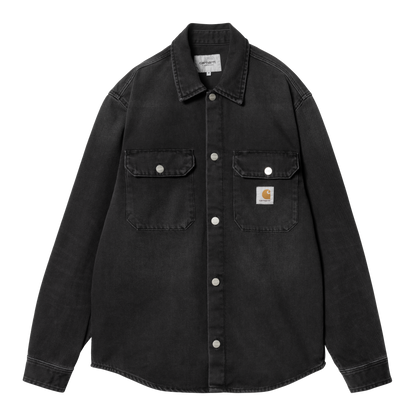 Carhartt WIP Harvey  Shirt Jacket Olympia Denim - Black Dark Used Wash