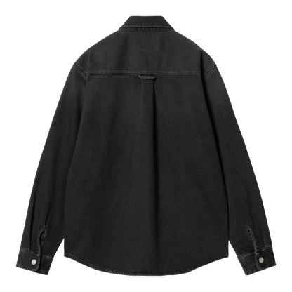 Carhartt WIP Harvey  Shirt Jacket Olympia Denim - Black Dark Used Wash