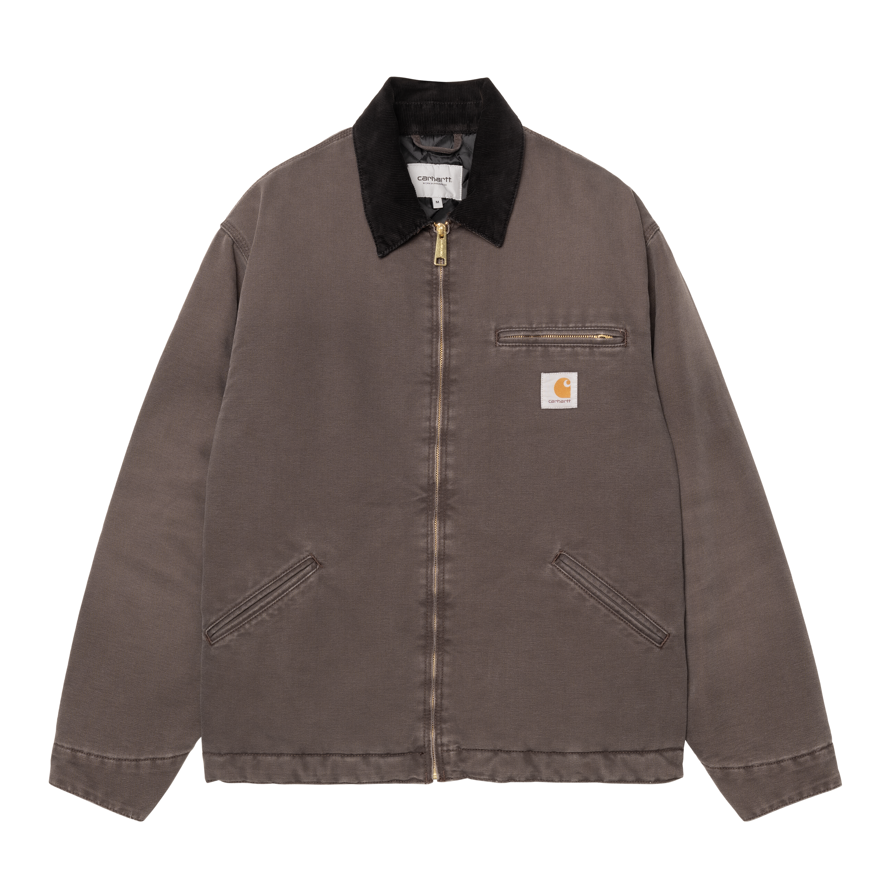 Carhartt WIP OG Detroit Jacket  - Tobacco / Black Stone Canvas