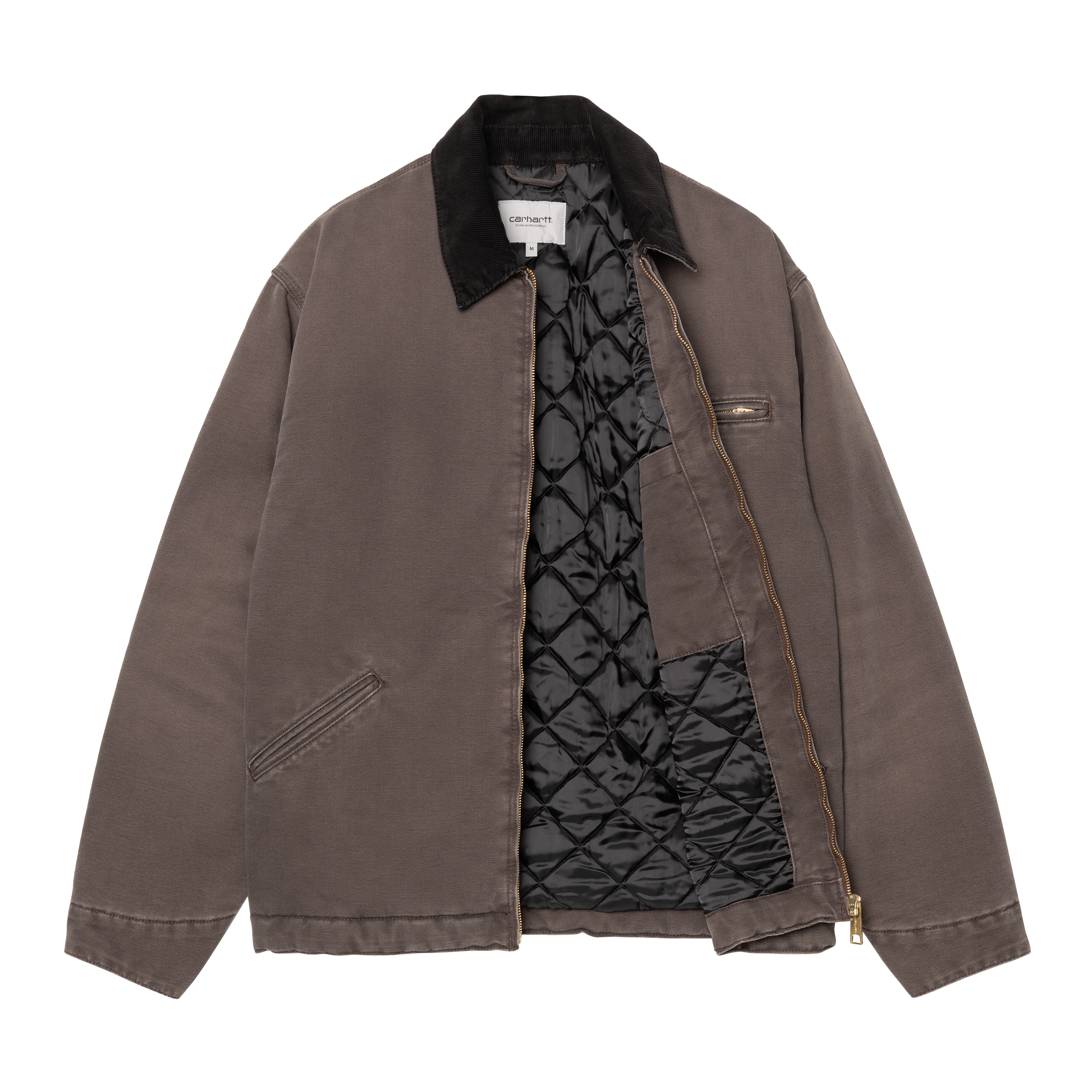 Carhartt WIP OG Detroit Jacket  - Tobacco / Black Stone Canvas