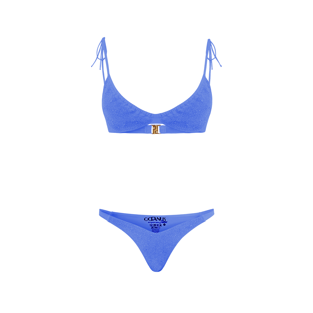 Ariel Hand Embroidered Underwire Bikini Bottom