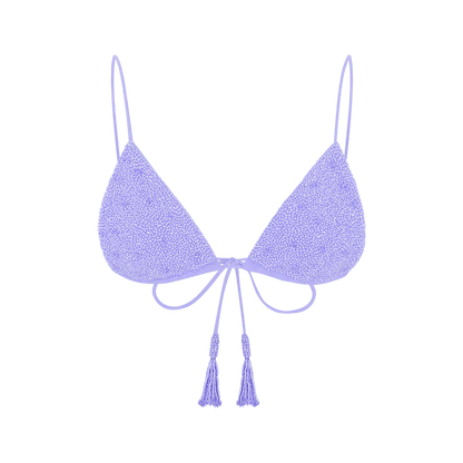 Nixie Triangle Shape Bikini Top Yellow
